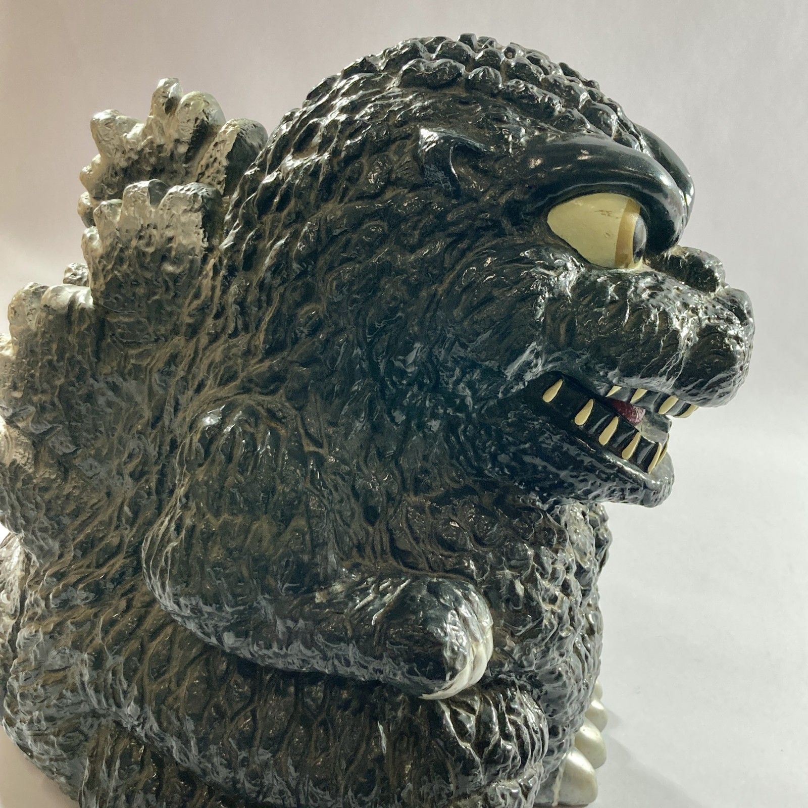 伝言板付】GODZILLA ゴジラ貯金箱 YUTAKA ユタカ 1994 ビッグ BIG