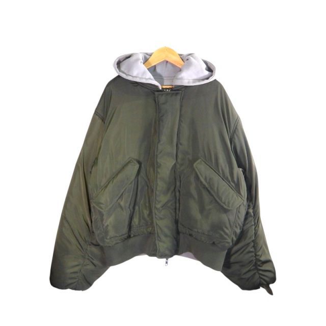 NO/FAITH STUDIOS REVERSIBLE BOMBER JACKET GRAY サイズL ノー 