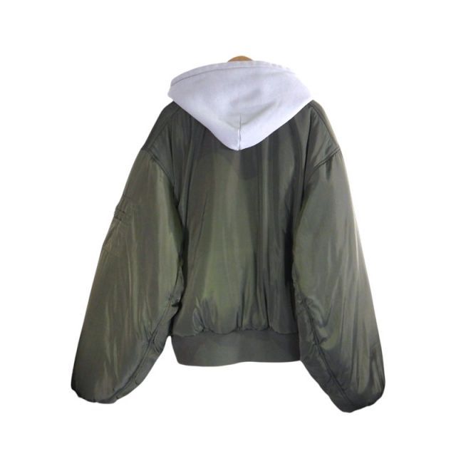 NO/FAITH STUDIOS REVERSIBLE BOMBER JACKET GRAY サイズL ノー