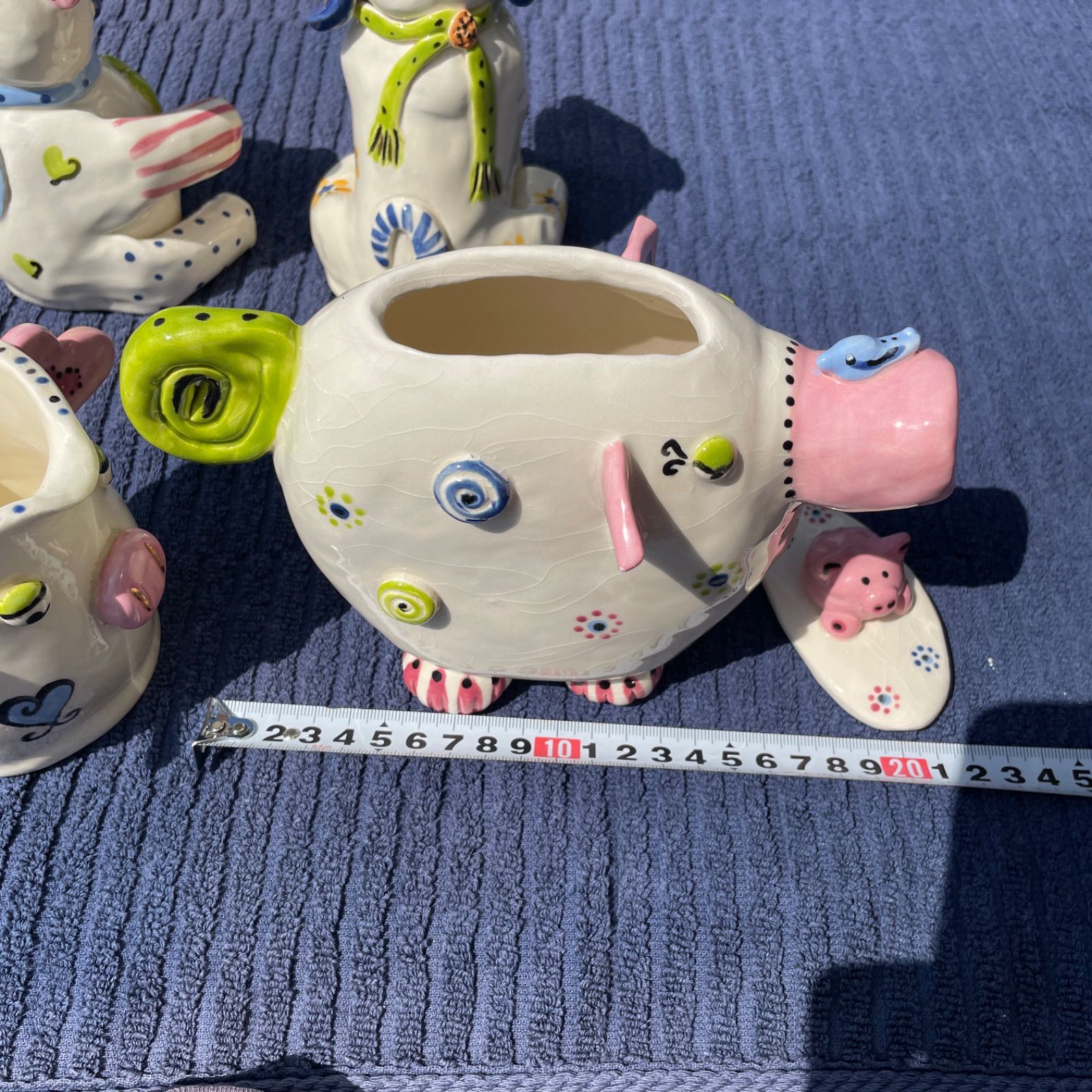 陶器製 置物 5点 - メルカリ