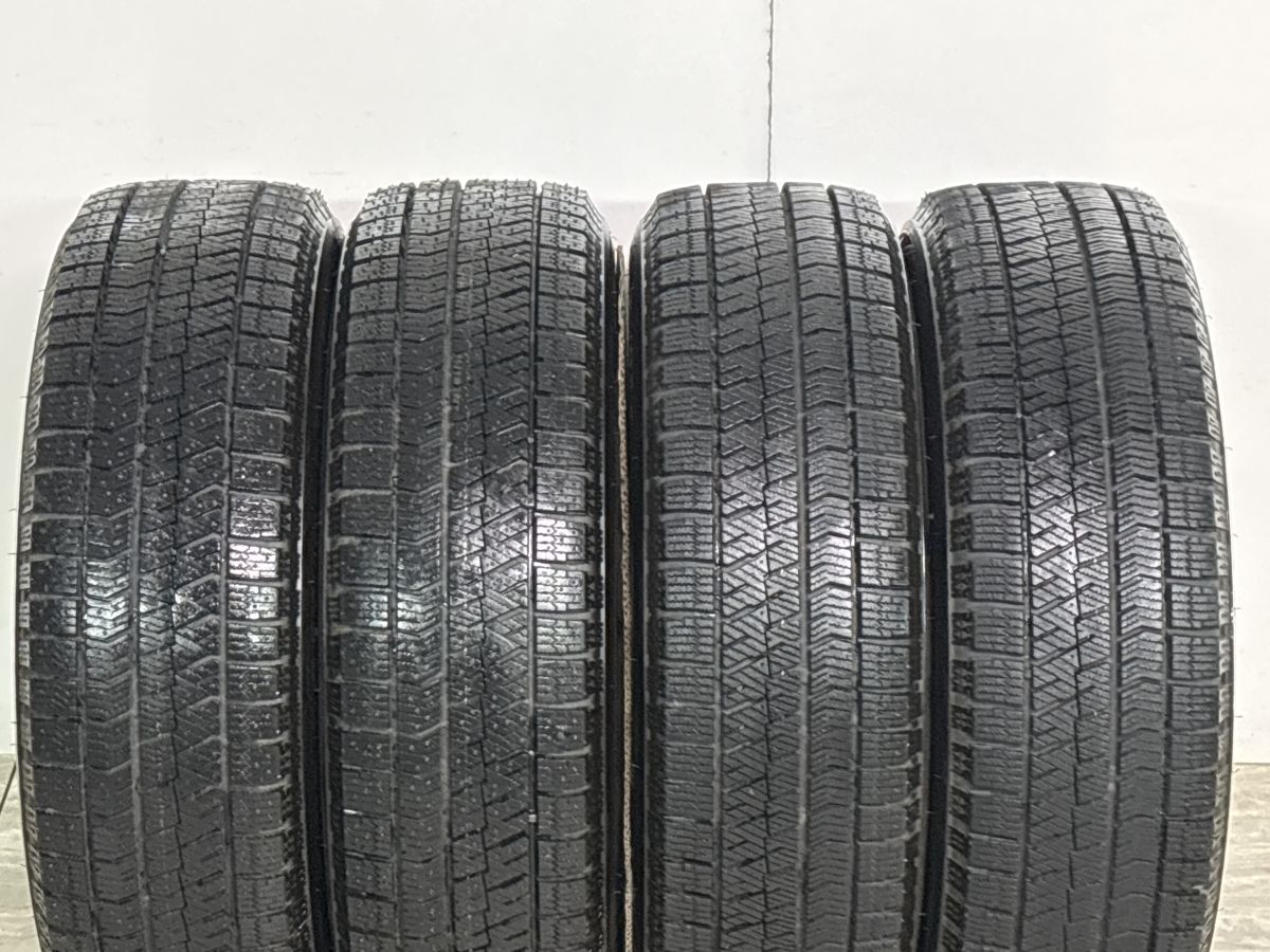美品 バリ溝】バルミナ 15in 5.5J +50 PCD100 ブリヂストン ブリザック 
