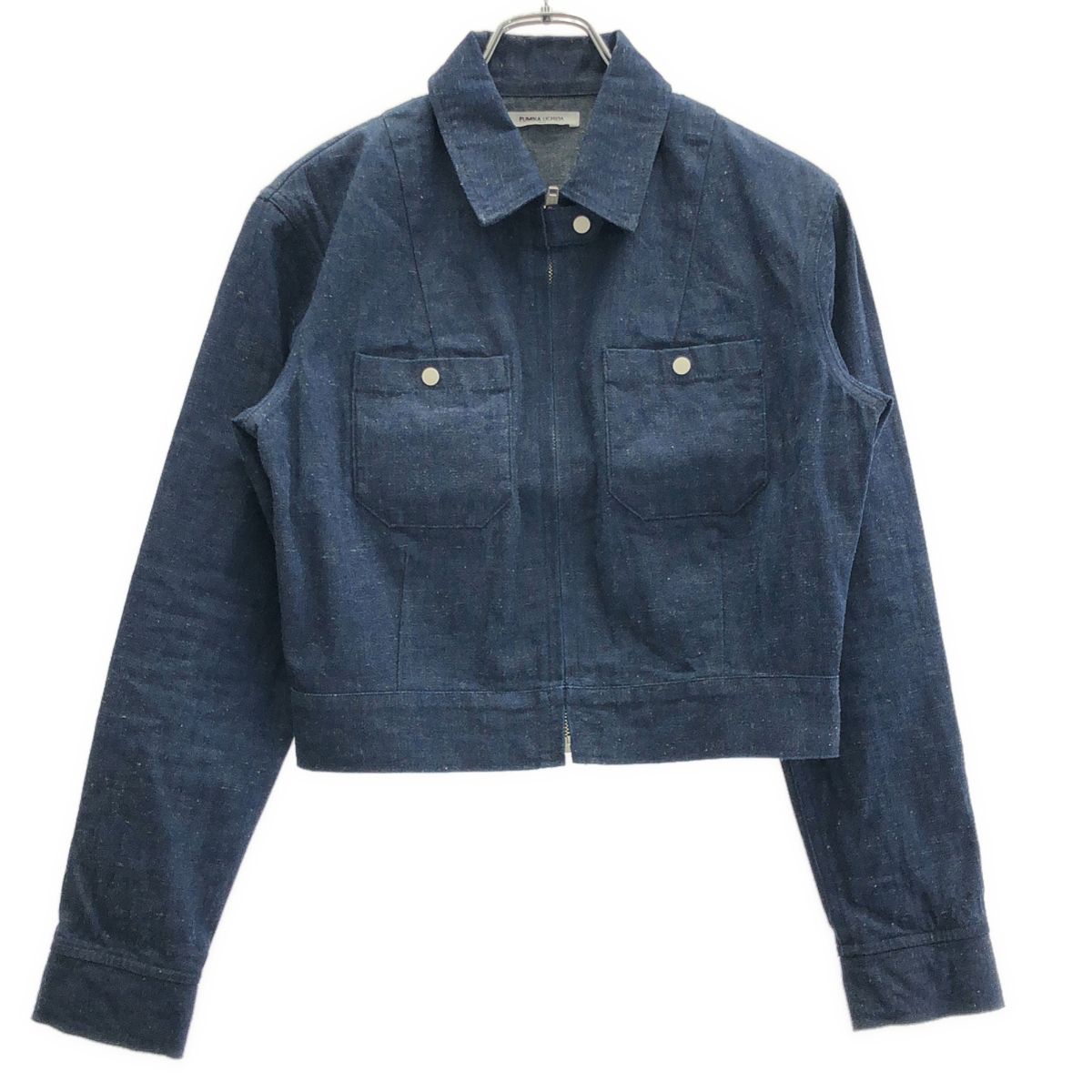 ジャケット・アウター FUMIKA UCHIDA NEPPED DENIM ZIPUP BLOUSON FUMIKA UCHIDA フミカウチダ NEPPED DENIM ZIPUP BLOUSON ネップデニム
