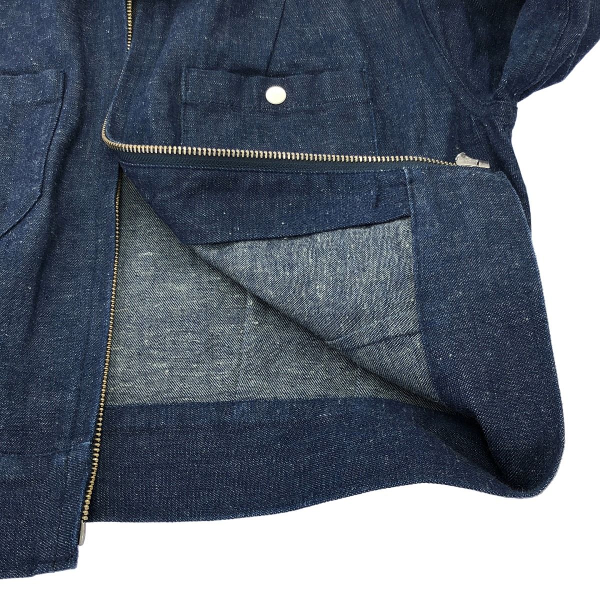 FUMIKA UCHIDA NEPPED DENIM ZIPUP BLOUSON 【公式通販】
