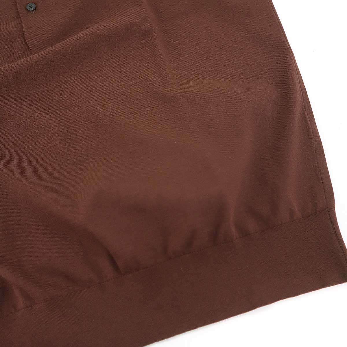 AURALEE オーラリー 25SS SUPER HIGH GAUGE COTTON KNIT POLO ショート