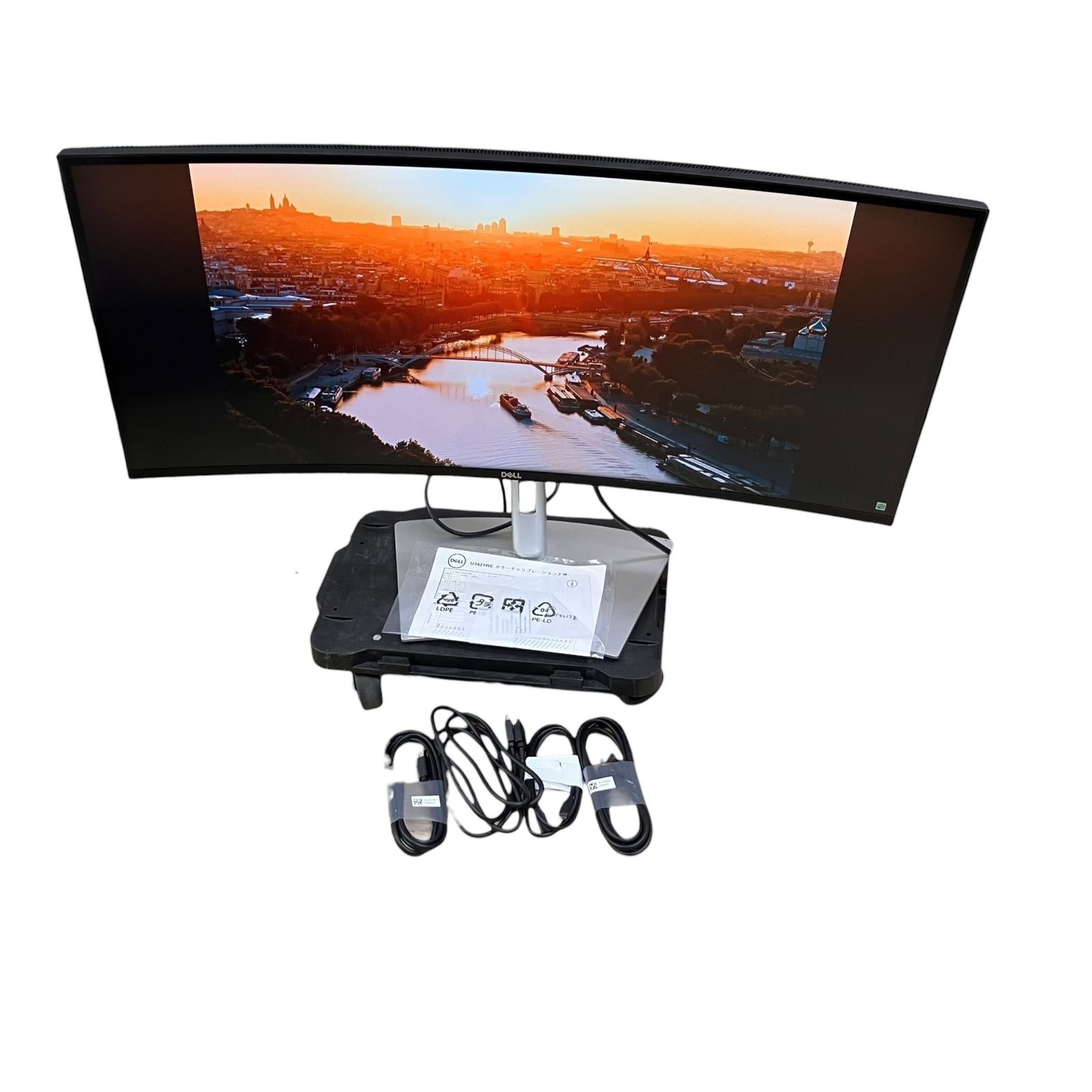 Dell U3421WE 曲面ウルトラワイドモニター □美品 Dell U3421WE 34インチ ウルトラワイド曲面モニター WQHD USB-C