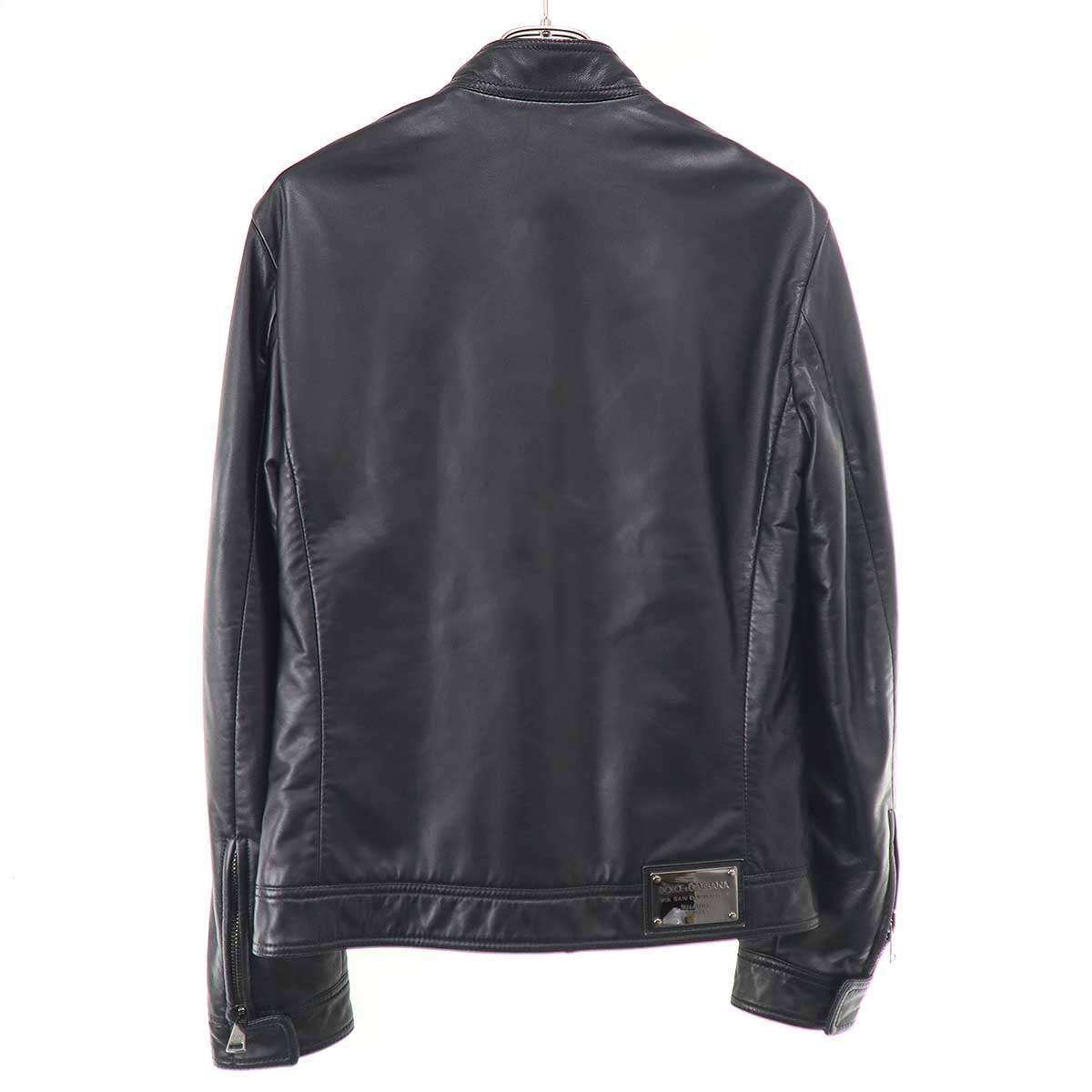 DOLCE&GABBANA ドルチェ＆ガッバーナ シングルレザーライダース 