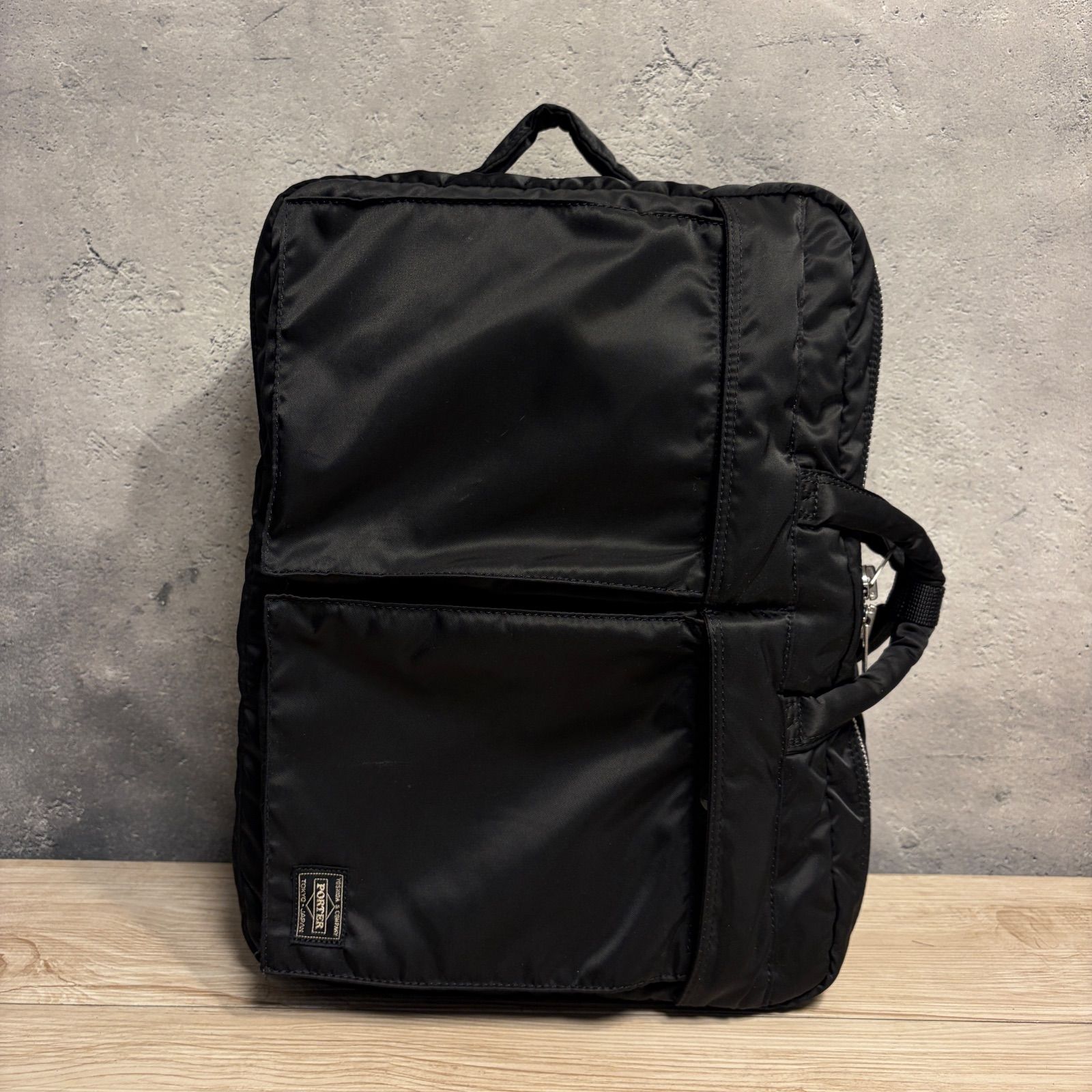 ポーター タンカー 3way ビジネスバッグ リュック ショルダー ブラック PORTER タンカー 3WAY ビジネスバッグ ブラック リュック A↑-820