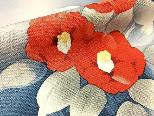 平和屋着物●上質な小紋　手描き　椿　正絹　逸品　AABF6189ck 楽天市場】平和屋着物□上質な小紋 切嵌花文 正絹 逸品 DABA8786du