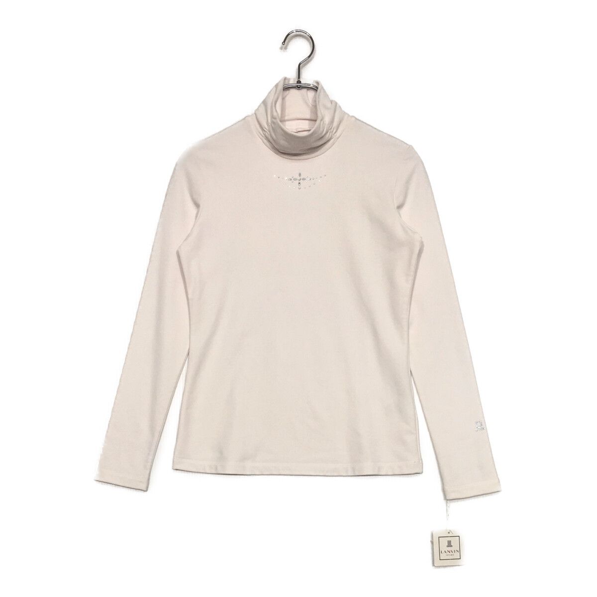 LANVIN SPORT長袖シャツ ホワイト LANVIN SPORT ハイネック 長袖シャツ