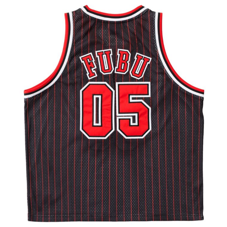 デッドストック FUBU 90s バスケット タンクトップ ユニフォーム XXL 新作】【FUBU／フブ・バスケットボールタンクトップ（ブラック