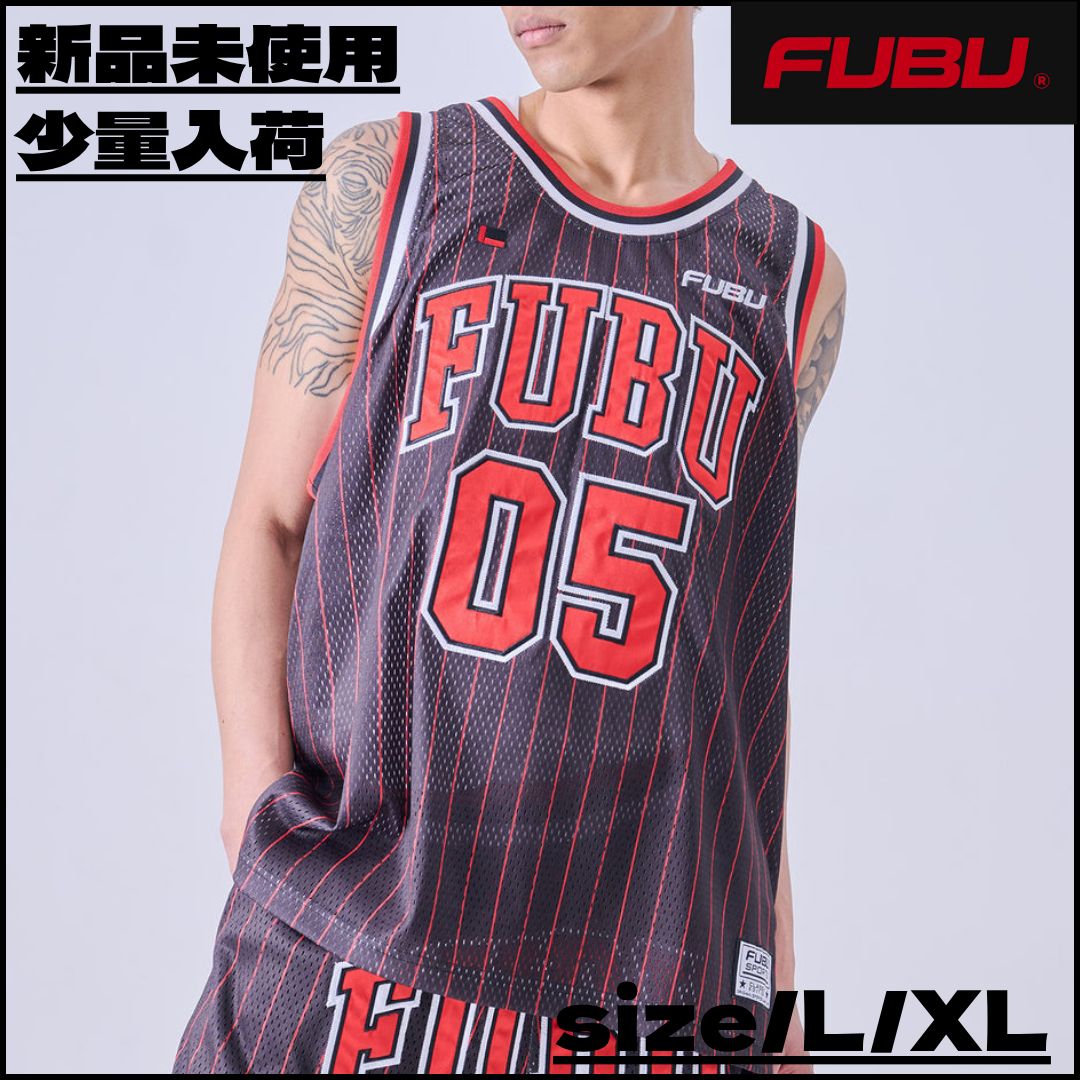 新作】【FUBU／フブ・バスケットボールタンクトップ（ブラック