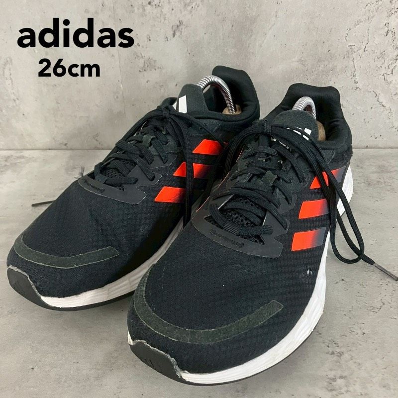 adidas アディダス DURAMO SL デュラモ スニーカー ブラック 黒 26cm