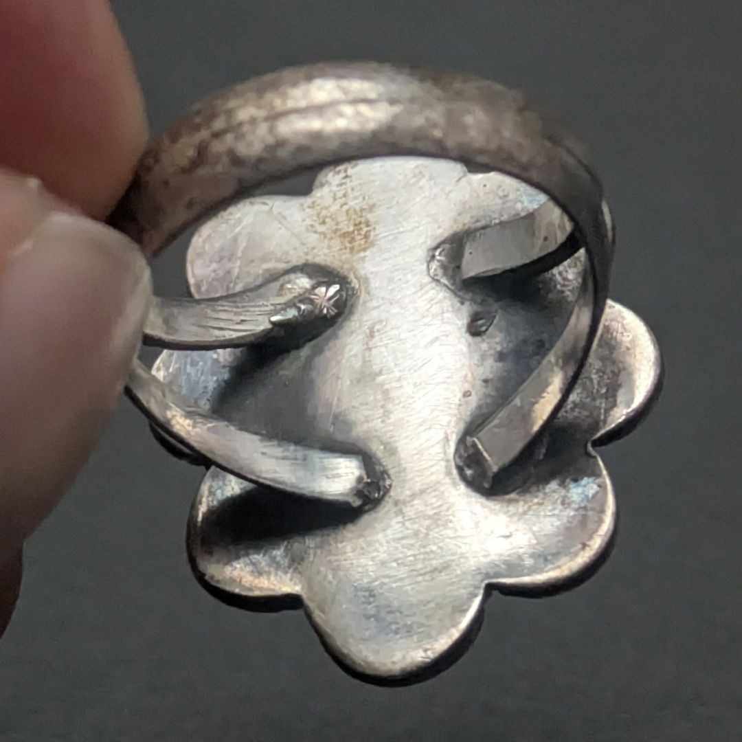 インディアンジュエリー 11号 マザーオブパール 白蝶貝 シルバー 作家 