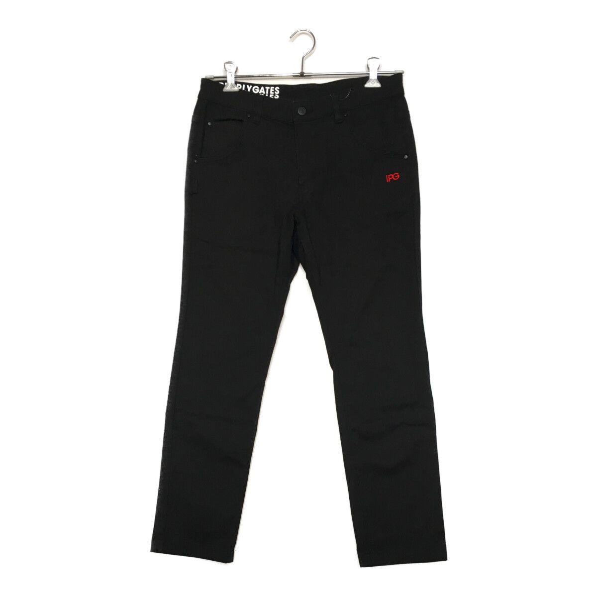 coco 中古 パーリーゲイツ PEARLY GATES メンズ パンツ 4(M) 黒 ブラック ロゴ刺しゅう 中古 メンズ パーリーゲイツ PEARLY GATES パンツ 4(M) 黒 ブラック