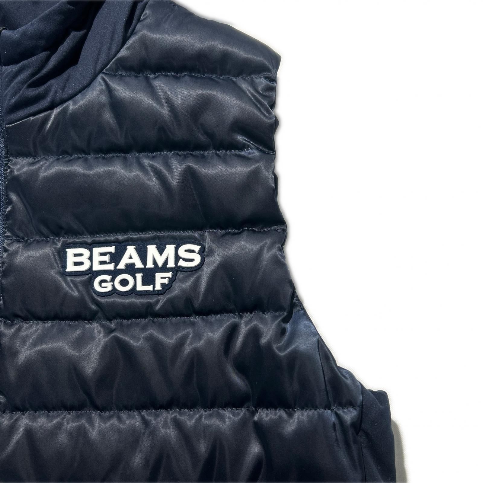 未使用　ビームスゴルフ　beams golf ワンピース　ダウン　　ファー　M 中古 レディース ビームスゴルフ BEAMSGOLF ワンピース S ネイビー