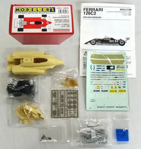 中古】プラモデル 1/20 フェラーリ 126C2 ゾルダー仕様 ガレージキット 