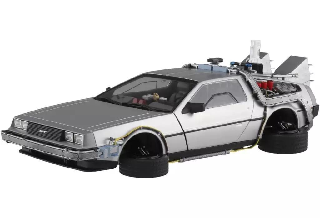 [New] Plastic Model 1/24 Time Machine “Back to the Future PART2” Movie Mecha Series No.BT-02 [064375]