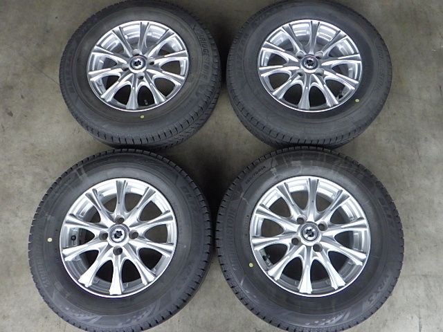 2410-309 weds アルミホイール＆スタッドレスタイヤ 185/70R14 2021年 