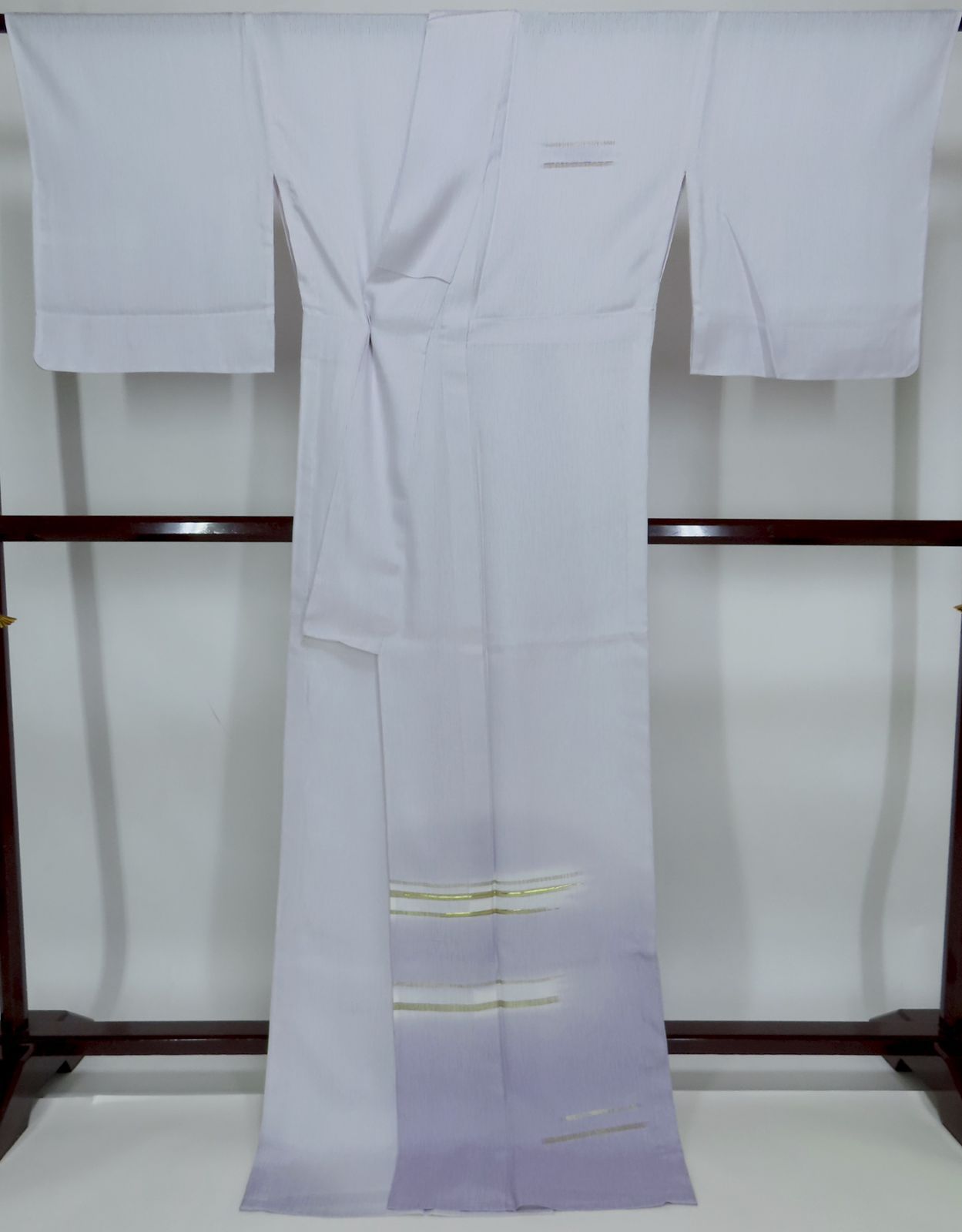 夏物　絽付下げ　正絹 　縦絽 　裄68.5　身丈173cm　新品　3500all 夏物 絽付下げ 正絹 縦絽 裄68.5cm 身丈173cm 新品 お仕立上り 3500all
