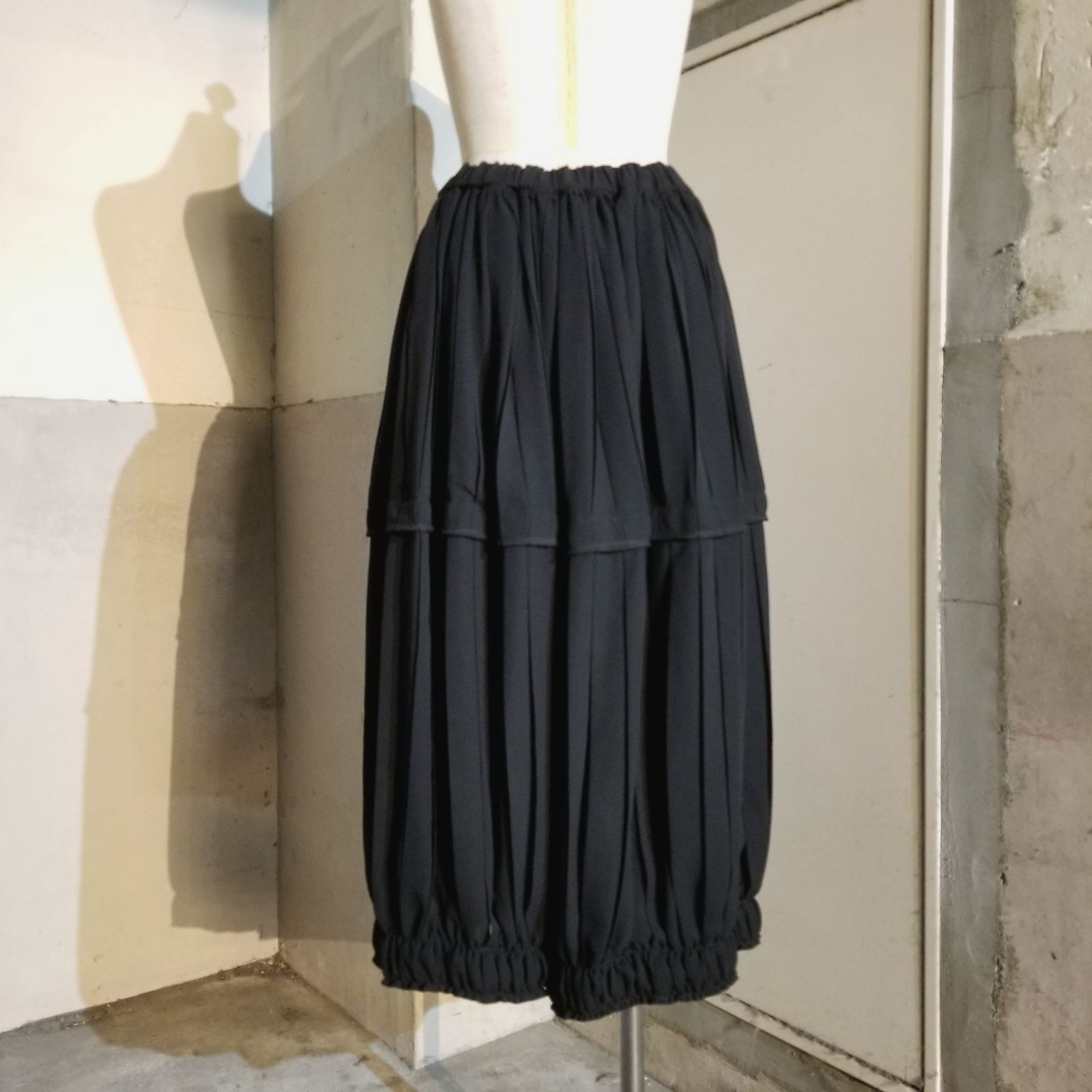 COMME des GARCONS 20aw シフォンプリーツバルーンパンツ S 