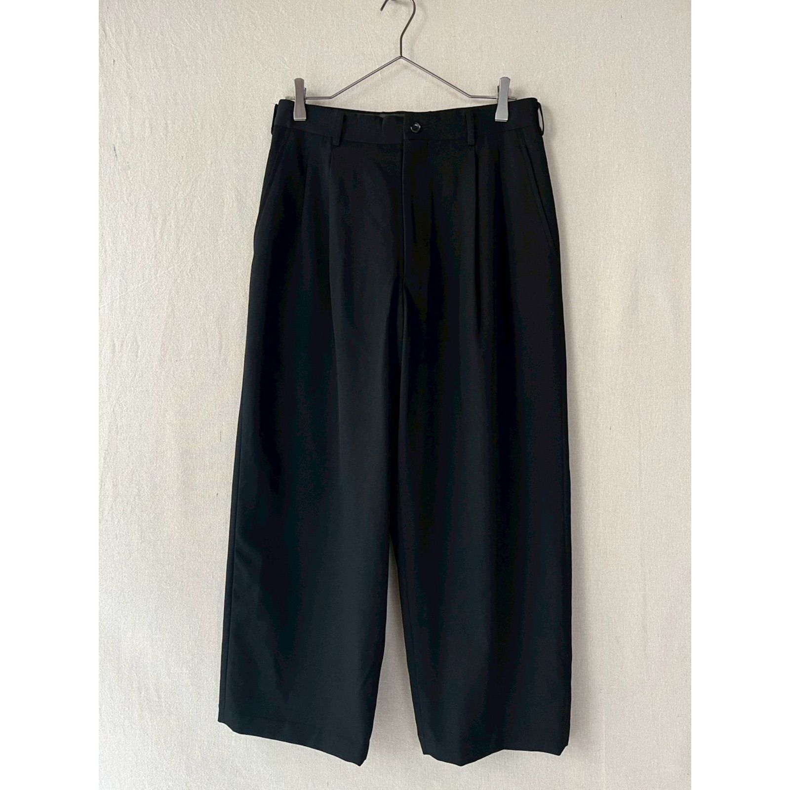 AD1998 COMME des GARCONS HOMME ウールギャバジン スラックス / S