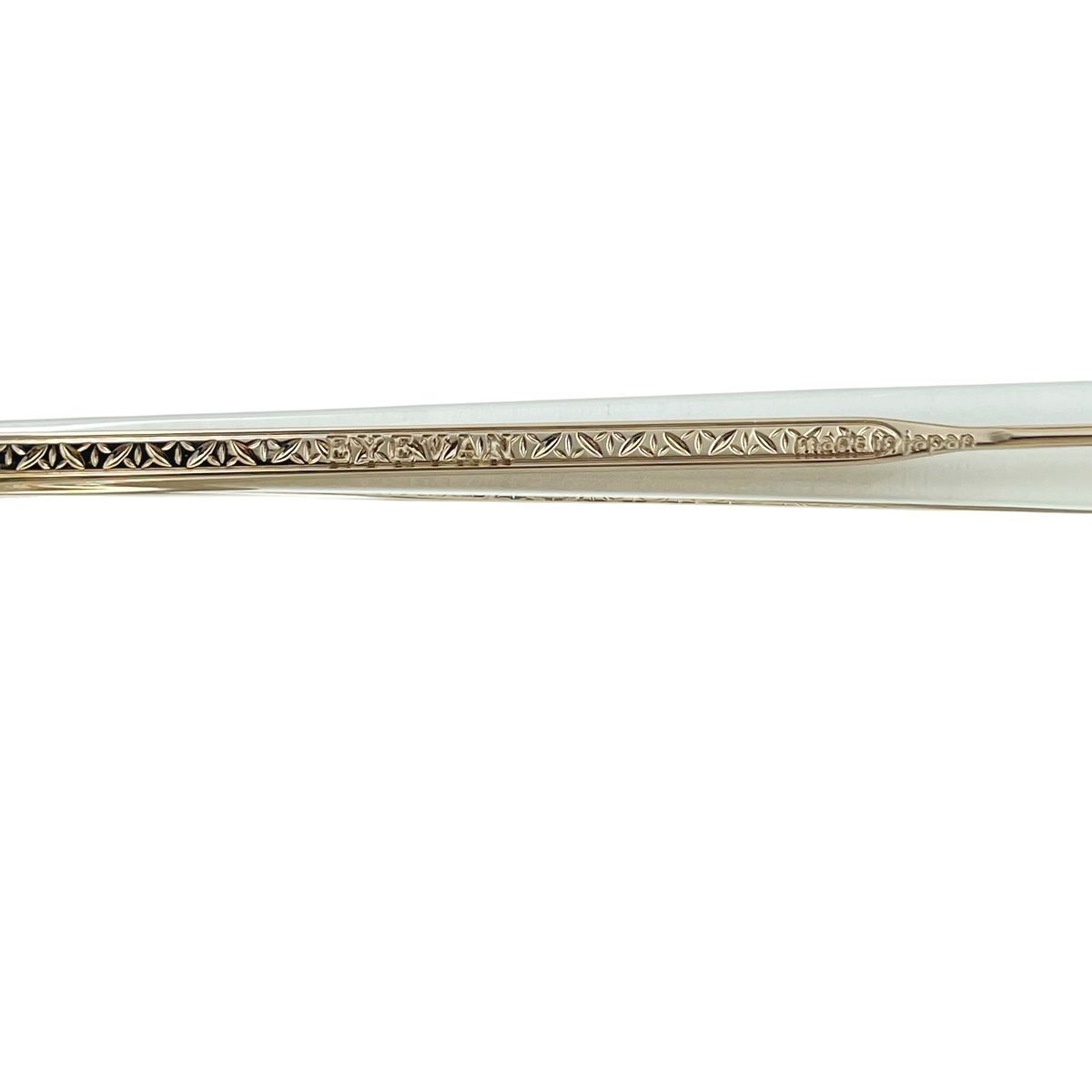 【中古】EYEVAN アイヴァン Crow クリアフレーム ECR2/G 眼鏡 メガネ シャンパンゴールド  26001252MY 中古】EYEVAN アイヴァン Crow クリアフレーム ECR2/G 眼鏡 メガネ