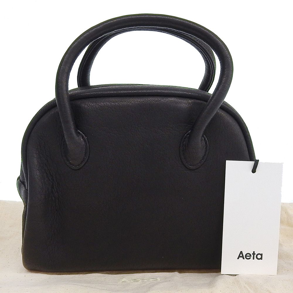 Aeta アエタ 美品 ボストンミニ ディアレザー ハンドバッグ レディース