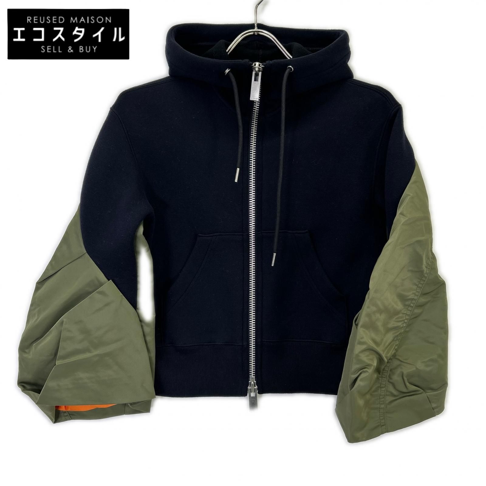 sacai サカイ 23ｰ06681 MA-1 Sponge Sweat Hoodie 1 - メルカリ