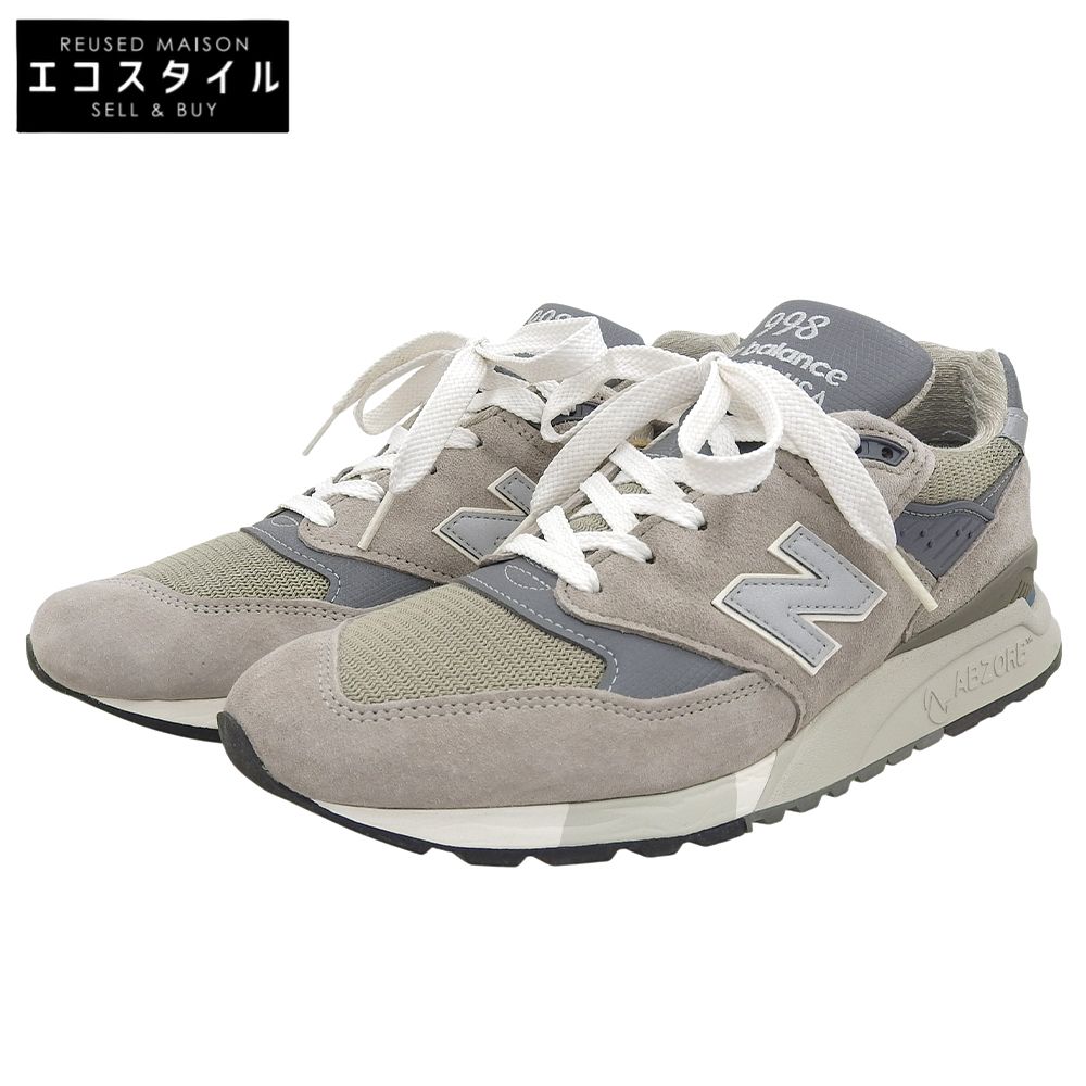 NEW BALANCE ニューバランス 美品 スエード スニーカー シューズ USA製 