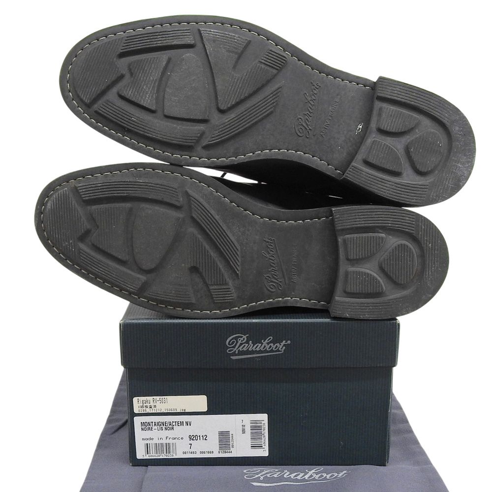 Paraboot パラブーツ モンターニュ レザー ストレートチップシューズ