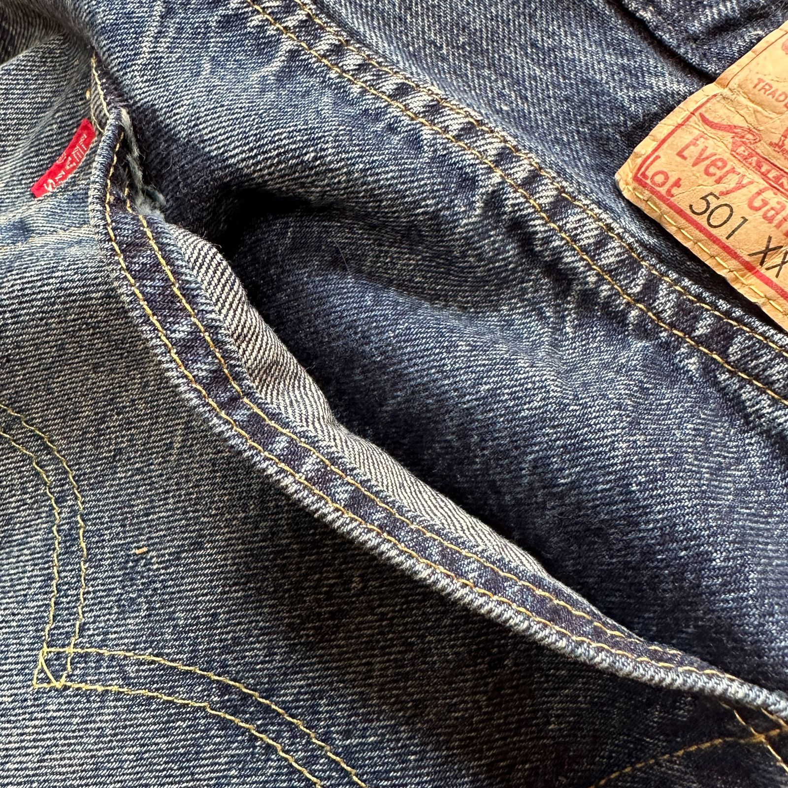 LEVI'S 501XX 1955年モデル LVC W36 日本製 BIG-E 赤耳 インディゴ