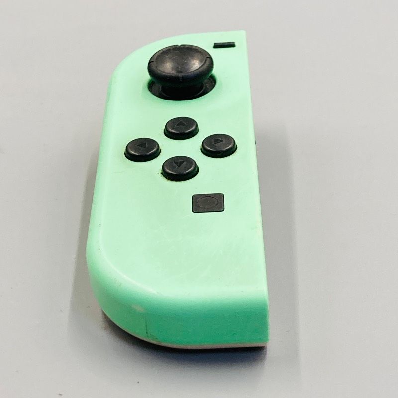 ジャンク】 Nintendo Switch JOY-CON (L) パステルグリーン あつまれ