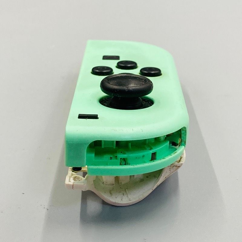 ジャンク】 Nintendo Switch JOY-CON (L) パステルグリーン あつまれ