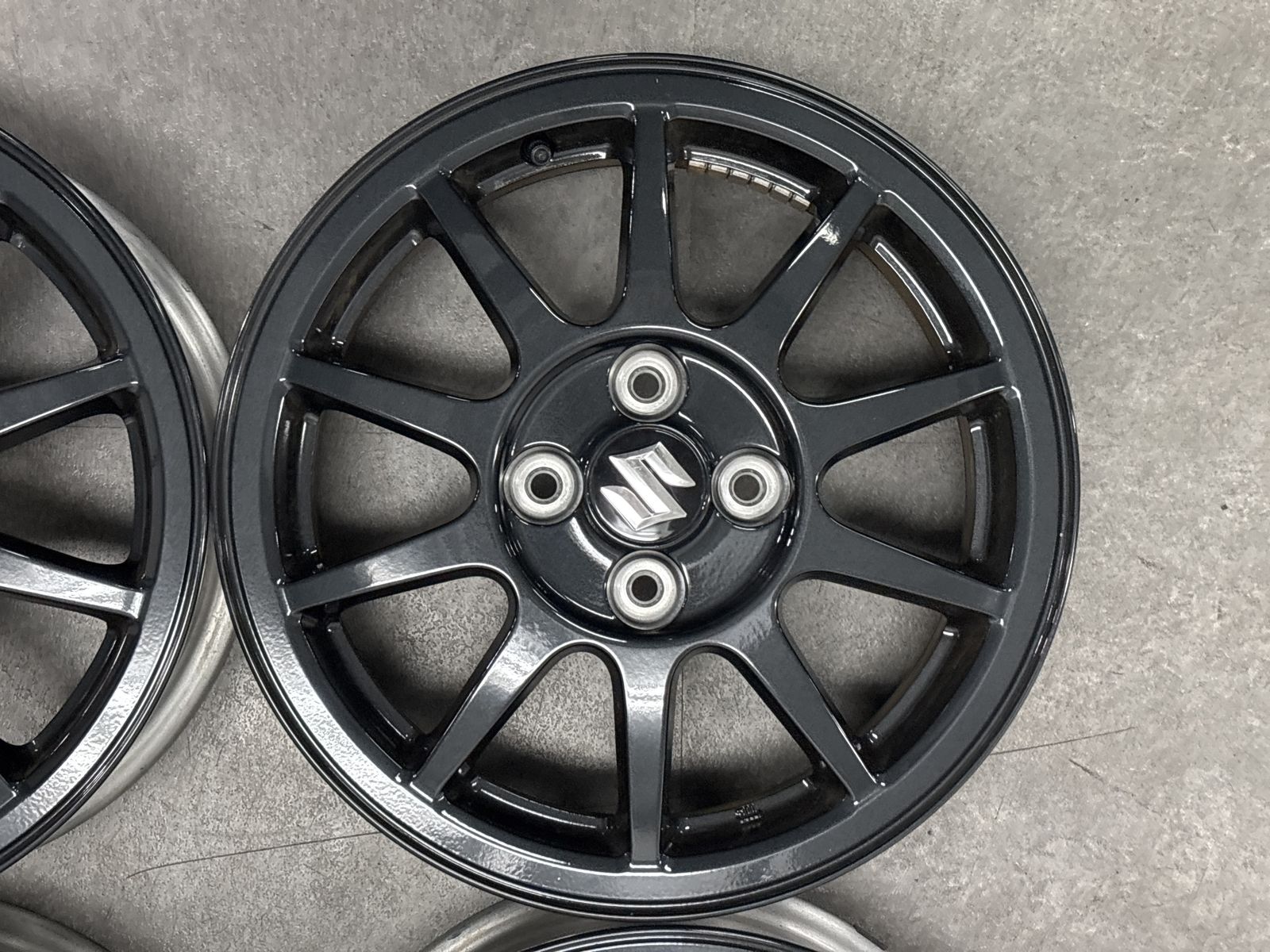 新車外し品 美品】スズキ アルト ワークス 純正 15in 5J +45 PCD100