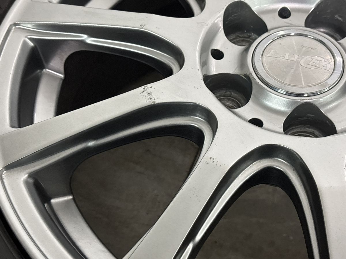 バリ溝 スタッドレス】LAYCEA 15in 6J +43 PCD100 ダンロップ 