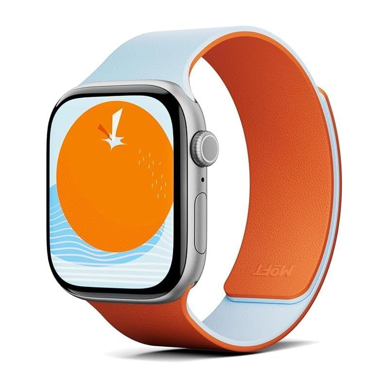 MOFT Apple Watch バンド マグネット シリコン製 スポーツベルト 『軽量・防汗・通気性で長時間快適』 Apple純正互換 アップルウォッチ 交換用ベルト 磁気バックル付き S11/S10/S9/S8/S7/S6/S5/S4/S3/S2/S1 1