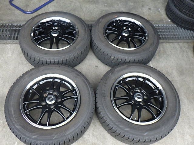 2410-423 CROSS SPEED アルミホイール＆スタッドレスタイヤ 195/65R15 
