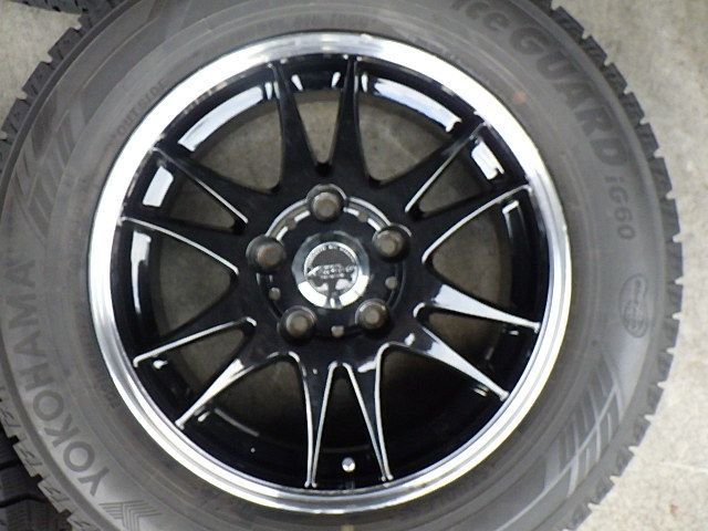 2410-423 CROSS SPEED アルミホイール＆スタッドレスタイヤ 195/65R15 