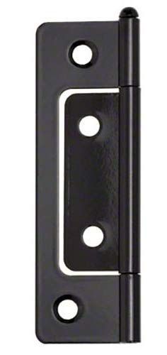 特価商品 ビドー(Bidoor) BF-82 鉄 フラッシュ丁番 黒 （木ネジ付） 51mm(特売) 100枚入り