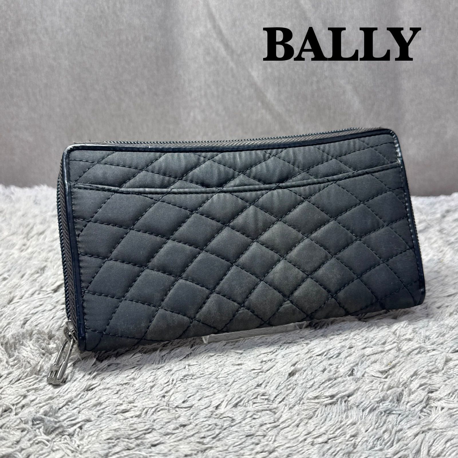 BALLY ラウンドファスナー長財布 ブラック 【公式通販】