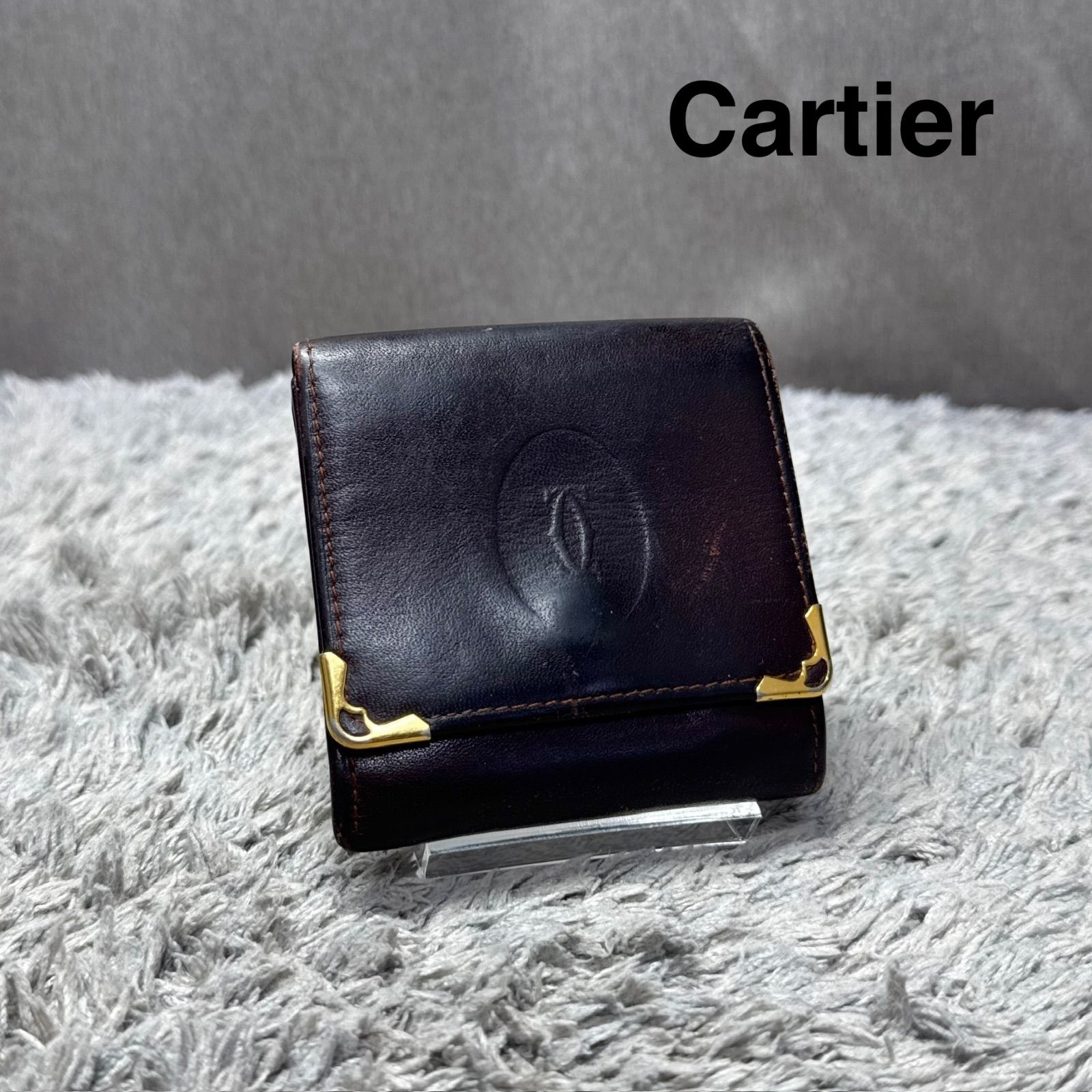 Cartier カルティエ マストライン レザー コインケース 小銭入れ 
