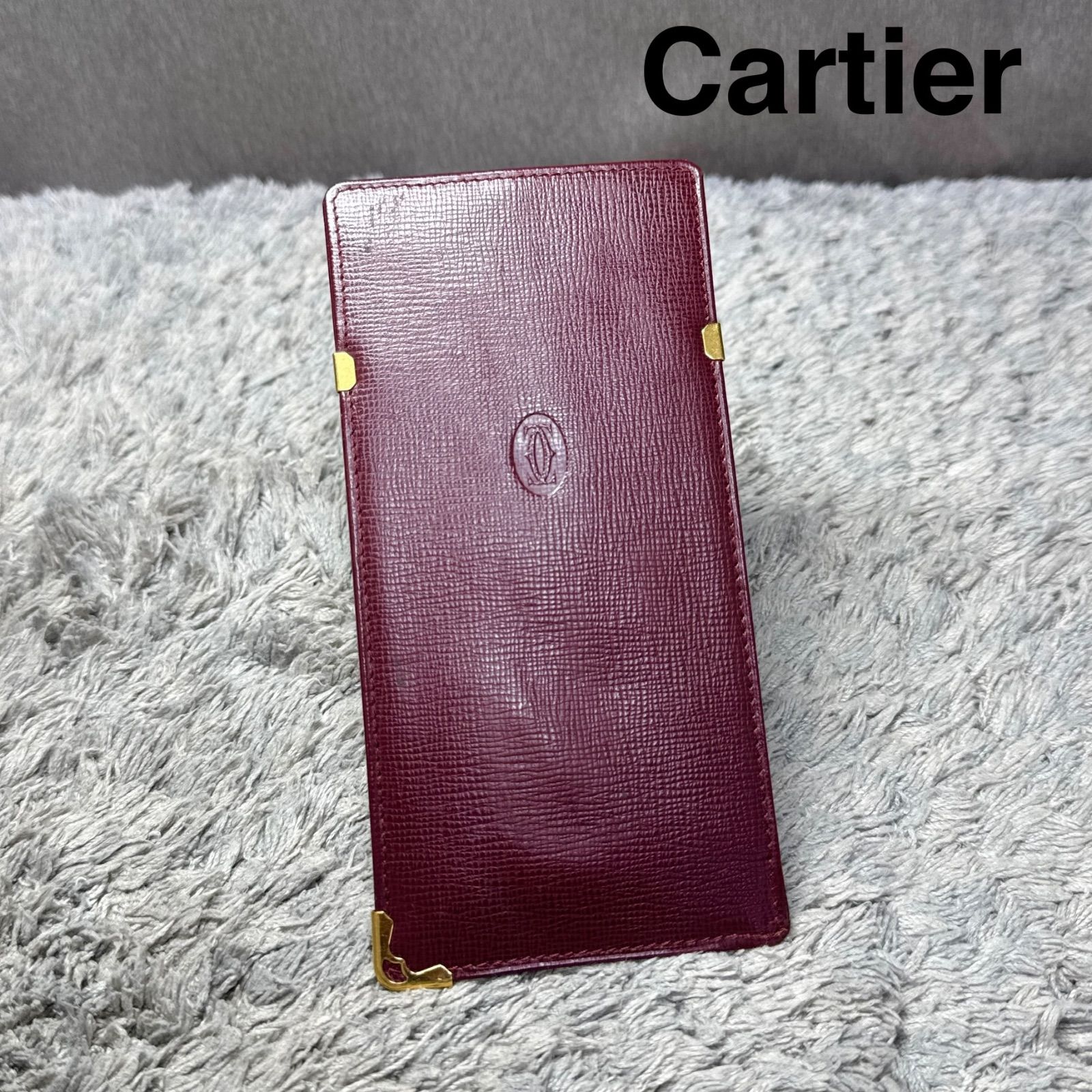 稀少【新品】Cartier カルティエ マストライン 眼鏡ケース レザー 稀少【新品】Cartier カルティエ マストライン 眼鏡ケース レザー