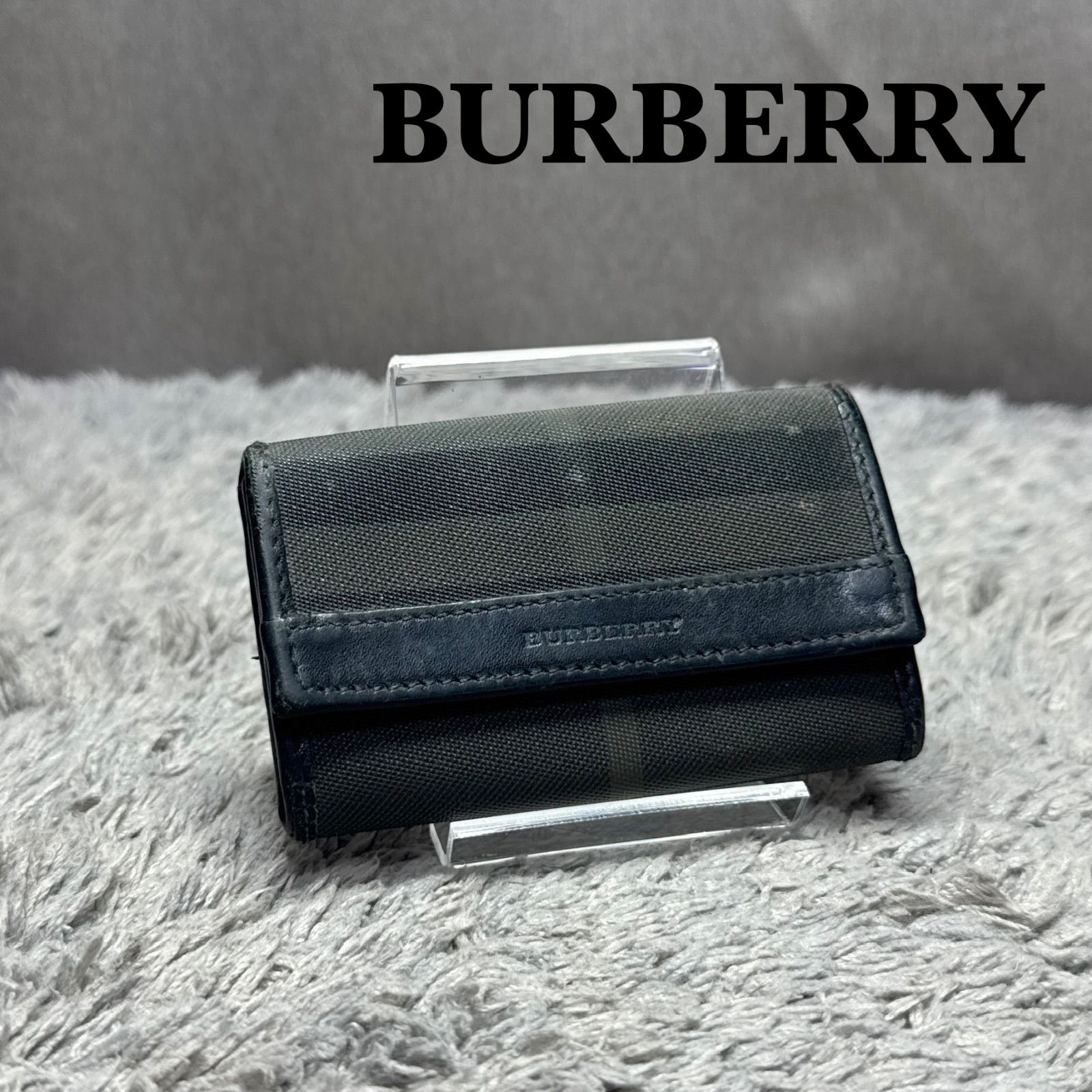 訳あり BURBERRY バーバリー キーケース レザー 型押しロゴ - メルカリ