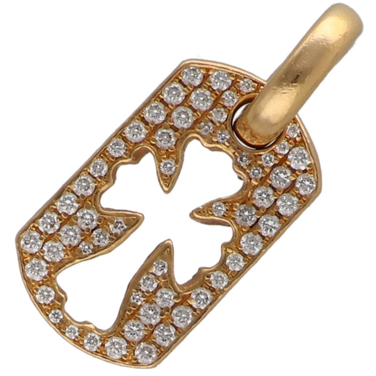 中古】 CHROME HEARTS クロムハーツ タイニーカットアウトクロス 