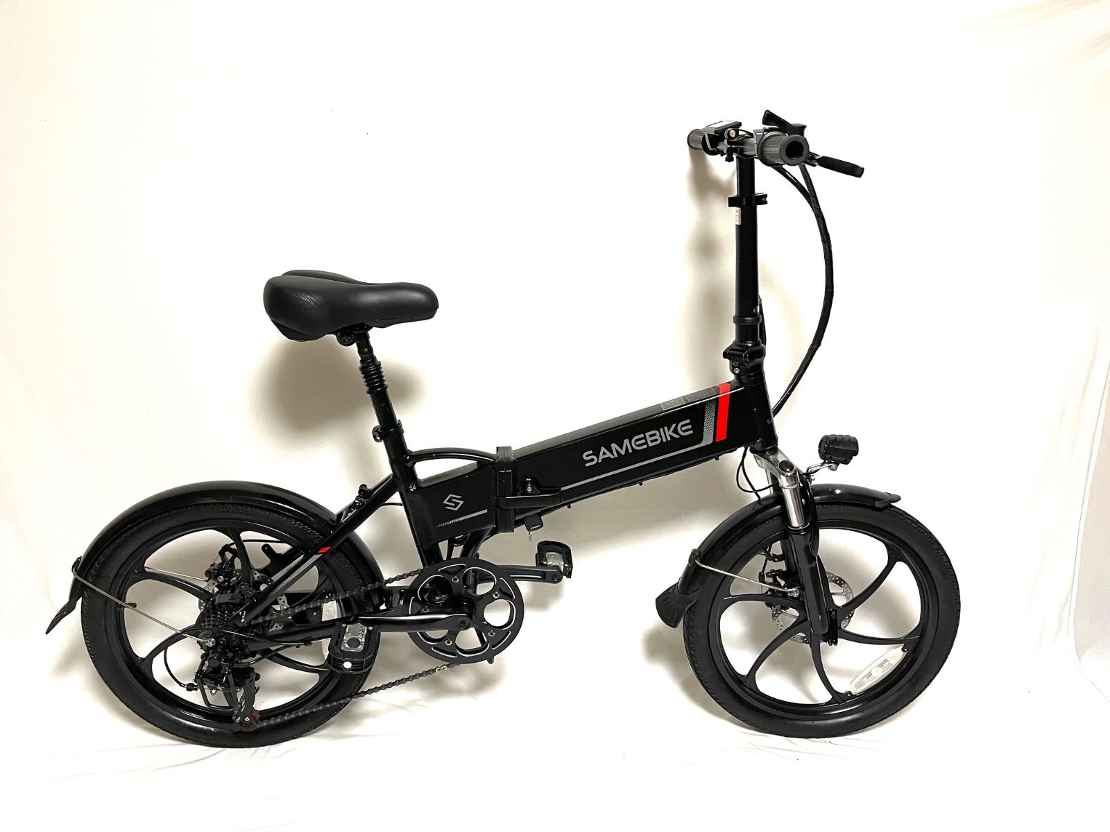 0275【動作確認済】送料無料 SAME BIKE ディスク式 MTB 折り畳み電動 