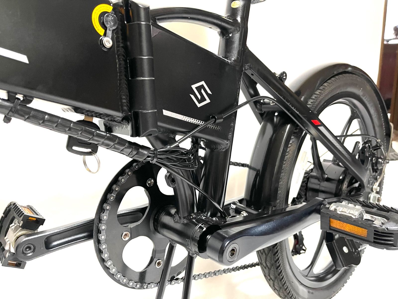 0275【動作確認済】送料無料 SAME BIKE ディスク式 MTB 折り畳み電動 