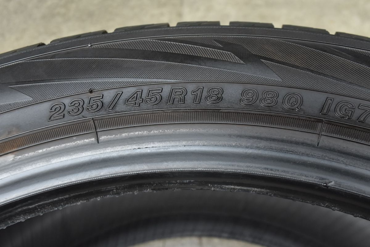 バリ溝】ヨコハマ アイスガード iG70 235/45R18 4本セット レクサス ES 