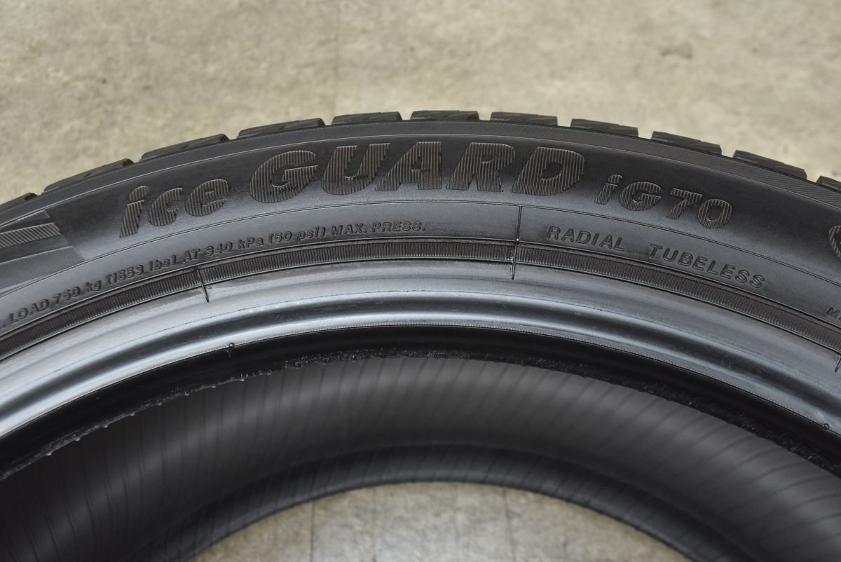 バリ溝】ヨコハマ アイスガード iG70 235/45R18 4本セット レクサス ES 