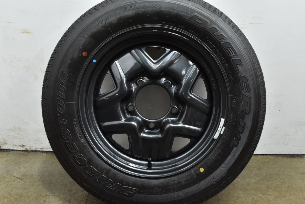 2024年製 新車外し バリ溝 美品】スズキ ジムニー 純正 16in 5.5J +22 
