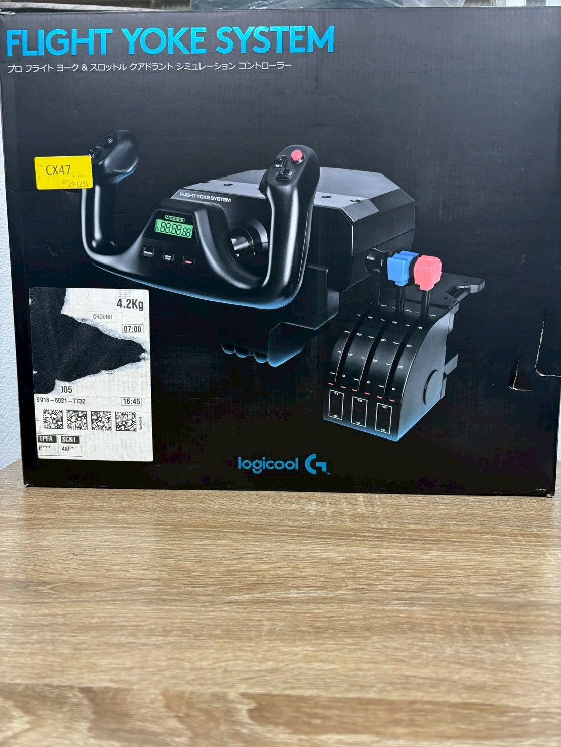 Logicool FLIGHT YOKE SYSTEM フライトヨークスロットル 未使用 Logicool G フライトヨーク スロットル付 - メルカリ